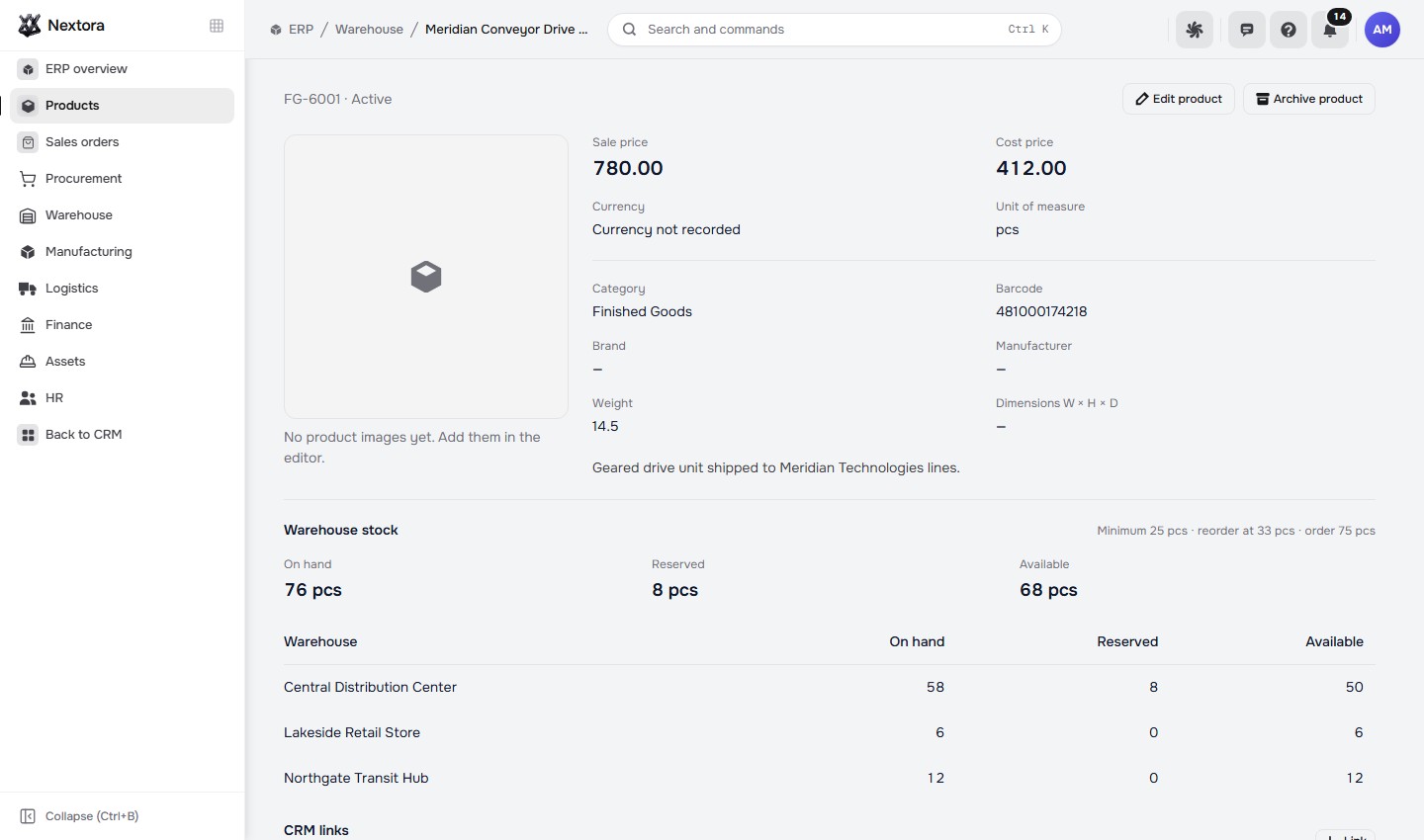 See the product behind the order.